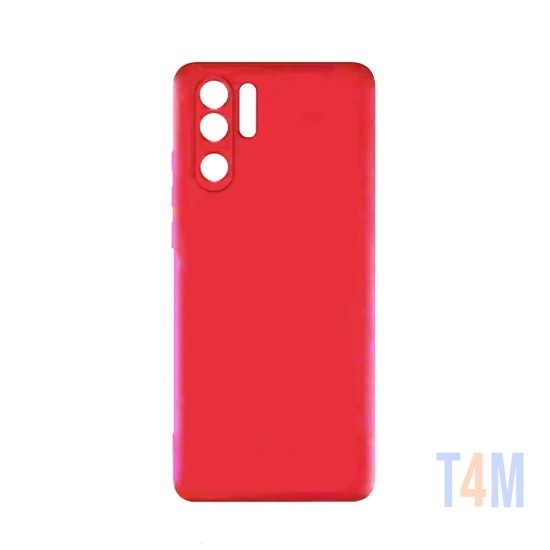 Capa de Silicone para Huawei P30 Pro Vermelho